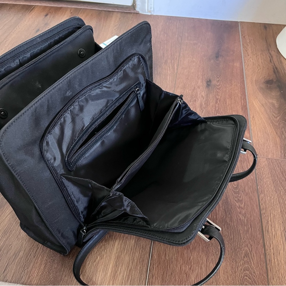 Francesco Biasia black nylon lap top work bag - Picture 10 of 14